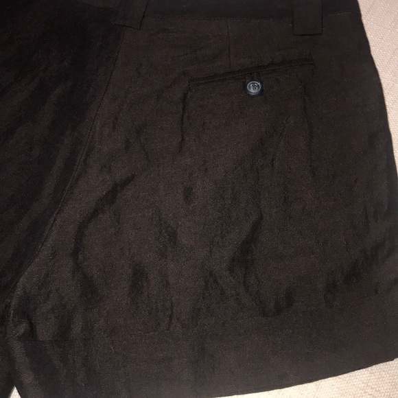 NWOT Casch by Gro Linen mix Brown shorts - Picture 7 of 9
